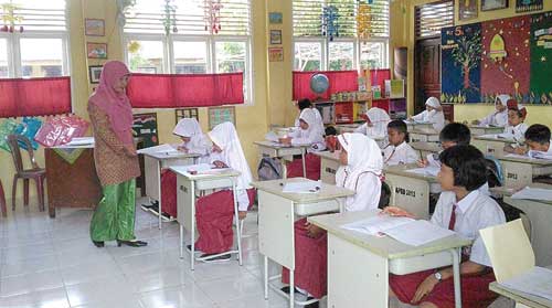 Ratusan Siswa SD Tualang Ikut Seleksi OSN